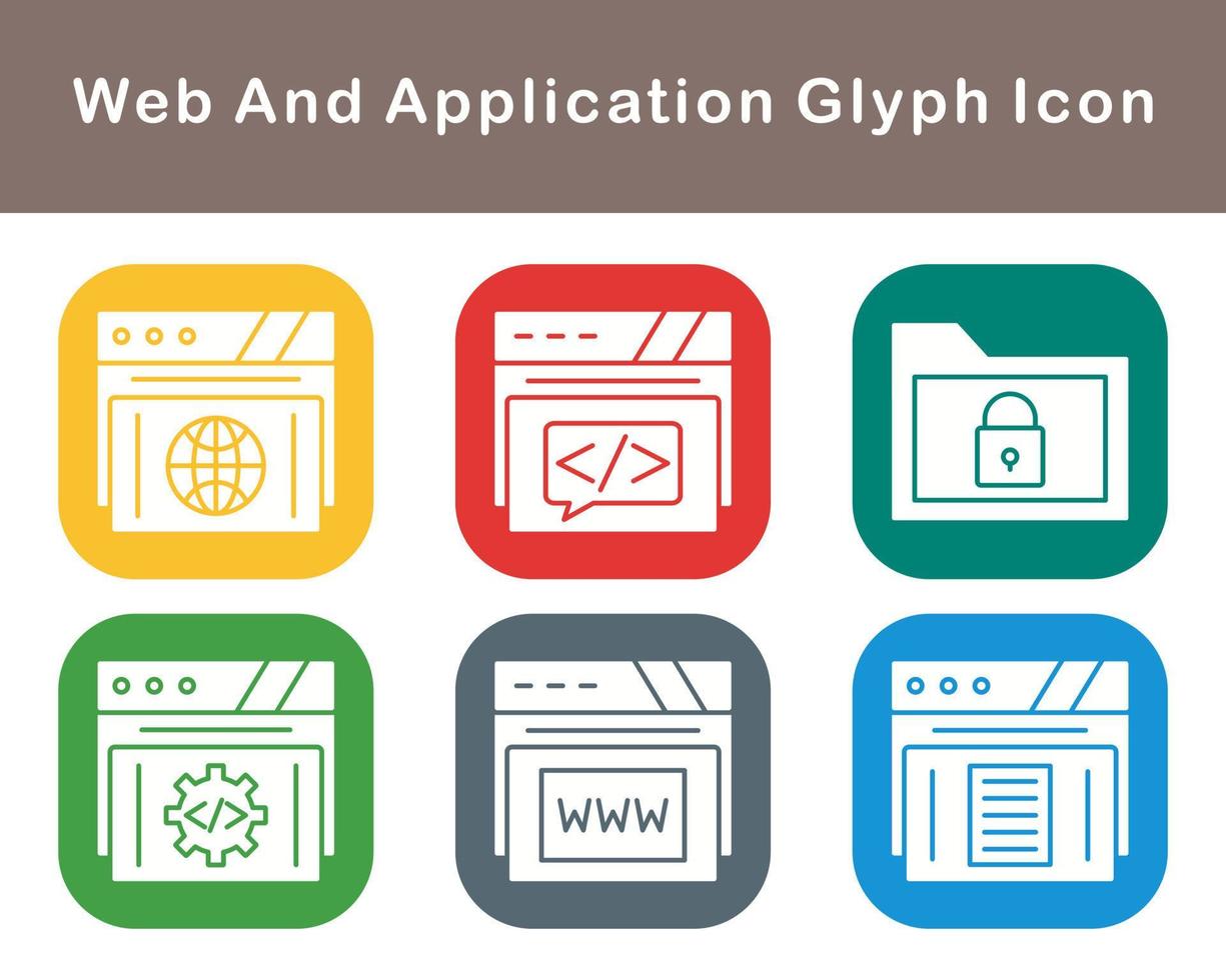 Web And Application Vector Icon Set