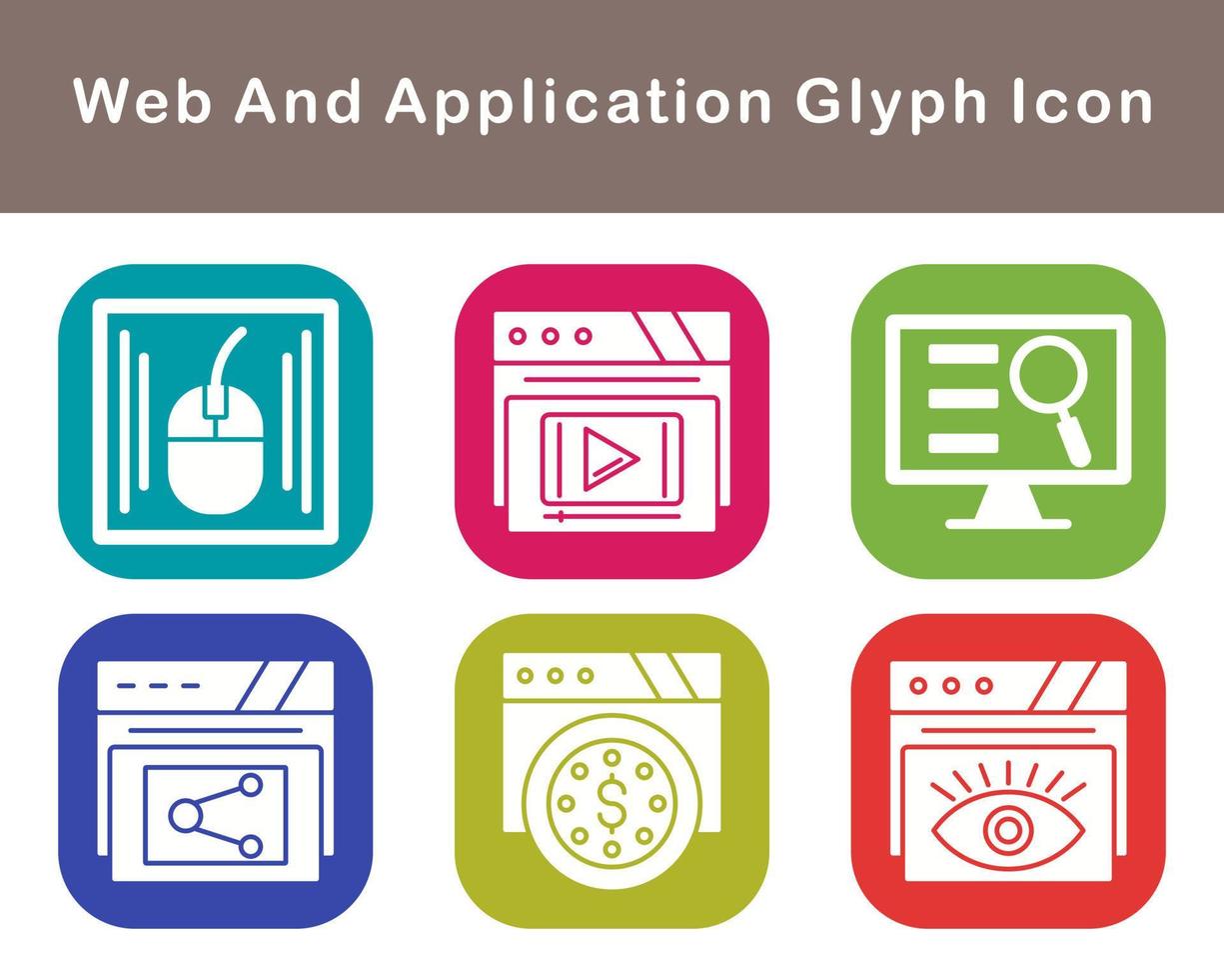 Web And Application Vector Icon Set