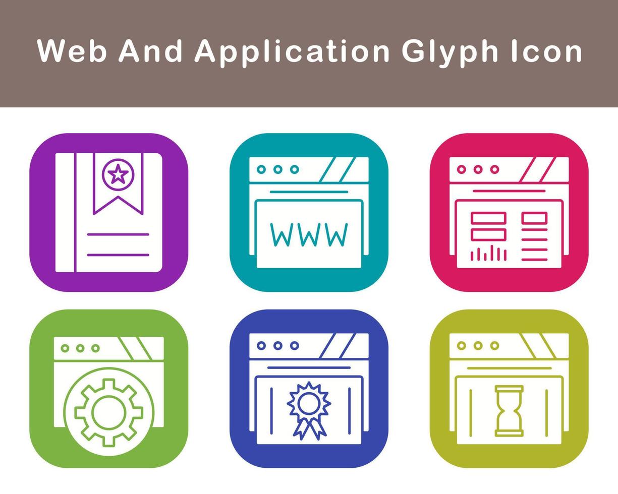 Web And Application Vector Icon Set