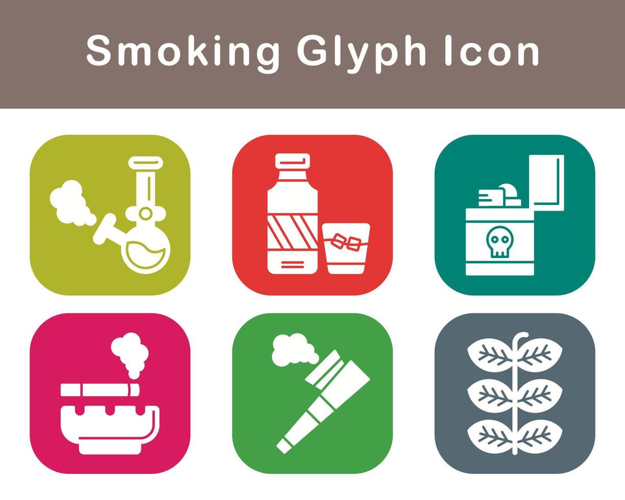 Smoking Vector Icon Set