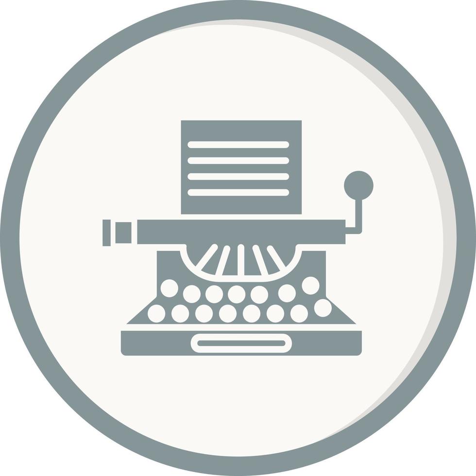 Typewriter Vector Icon