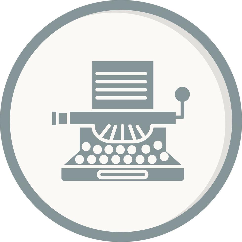 Typewriter Vector Icon