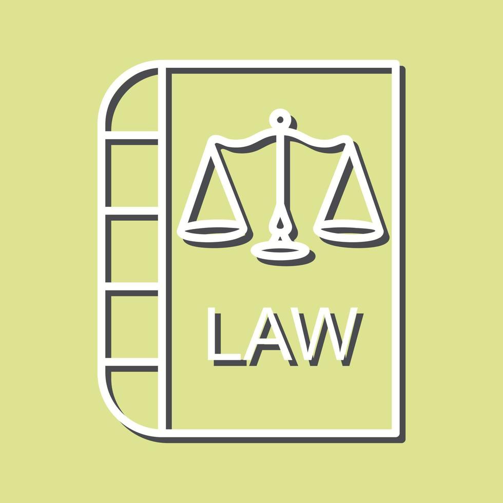 Law and Order Line Icon vector