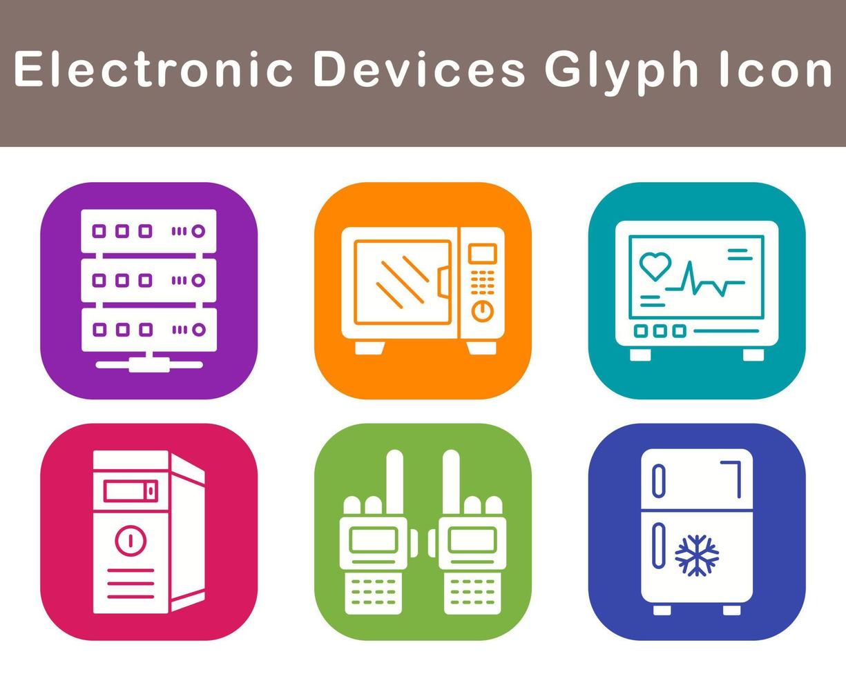 Electronic Devices Vector Icon Set