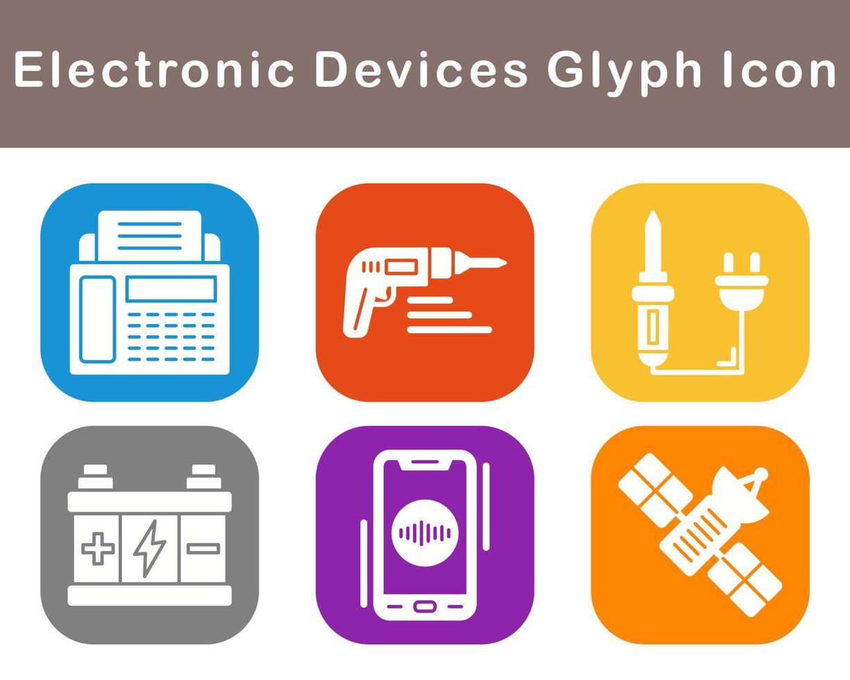 Electronic Devices Vector Icon Set