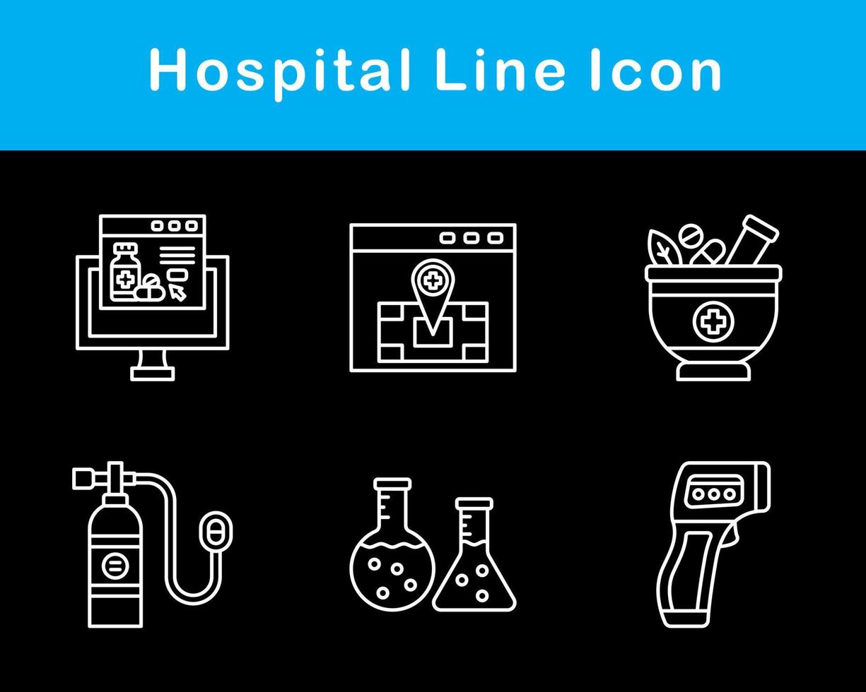 Hospital Vector Icon Set