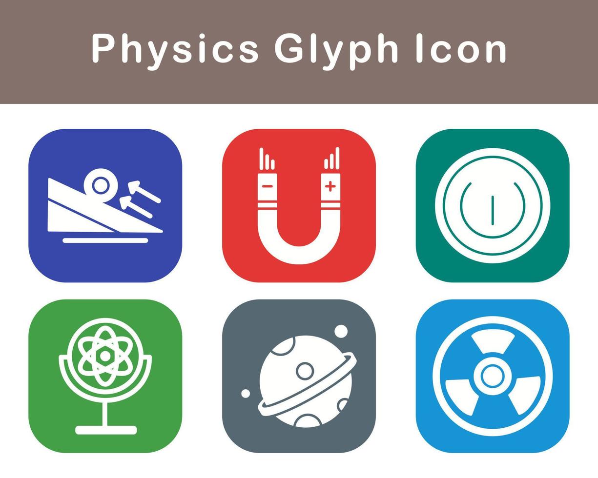 Physics Vector Icon Set