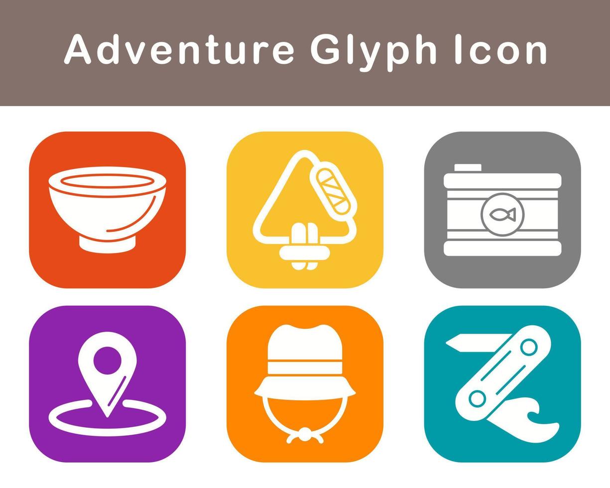 Adventure Vector Icon Set