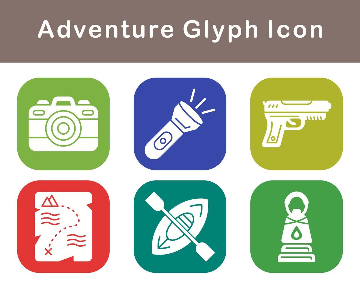 Adventure Vector Icon Set