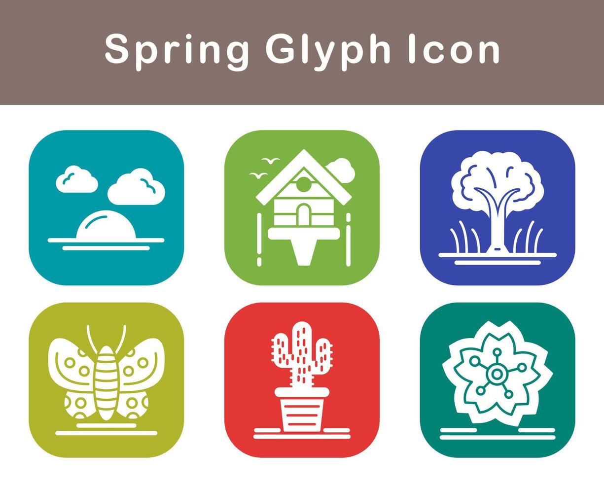 Spring Vector Icon Set