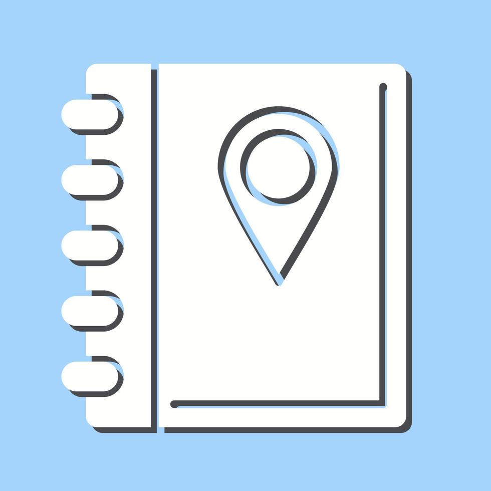 Address Book Vector Icon 20763088 Vector Art at Vecteezy