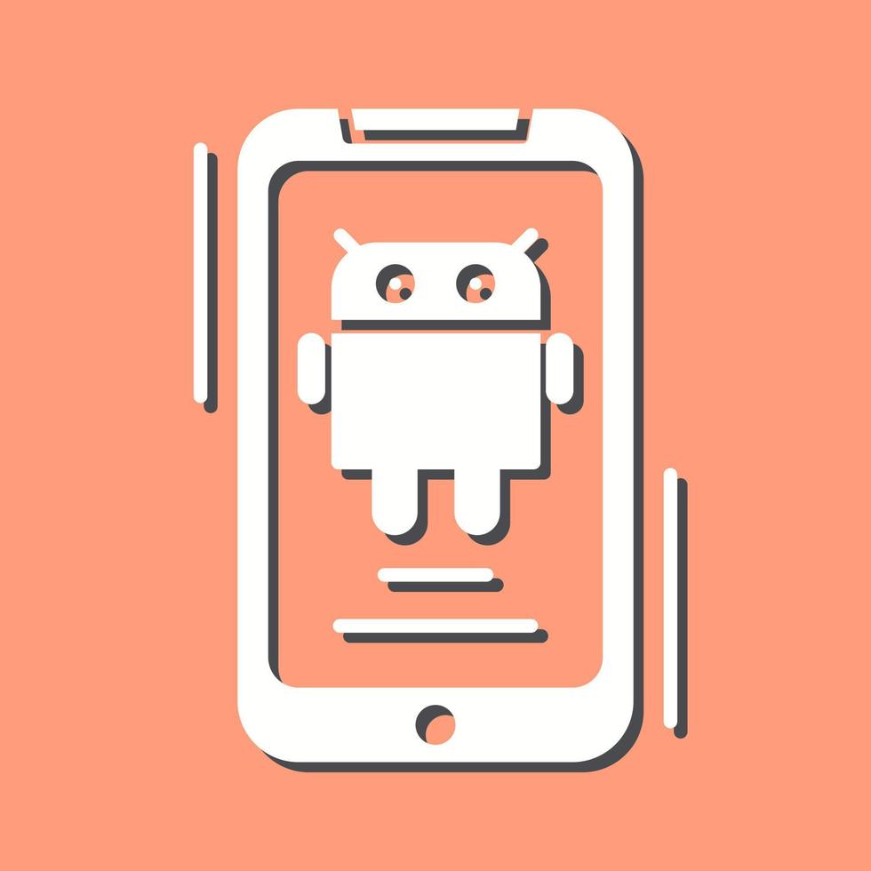 icono de vector de Android