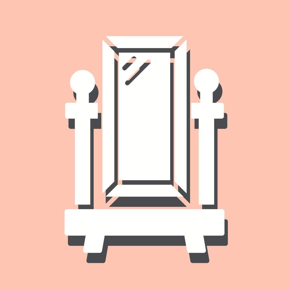 Floor Mirror Vector Icon