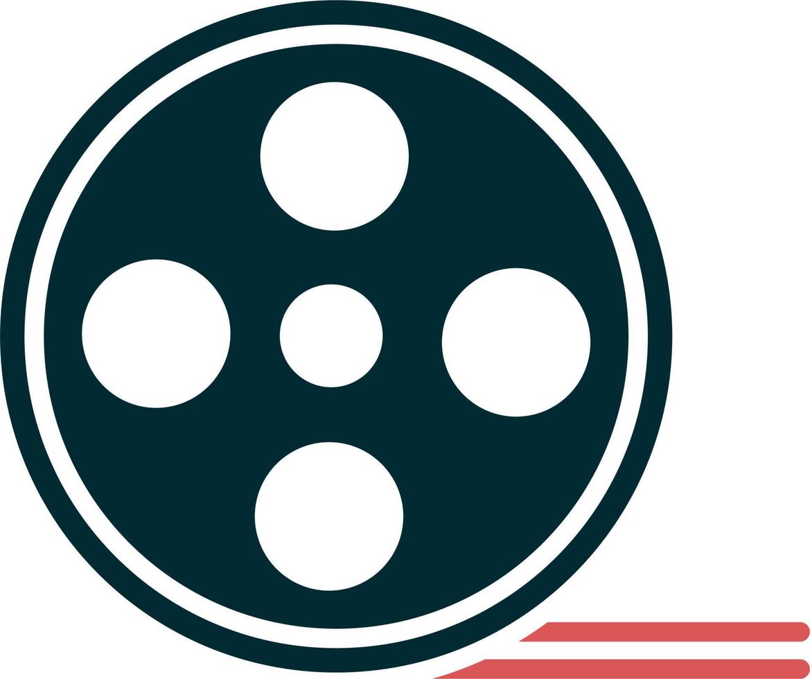 Film Reel Vector Icon