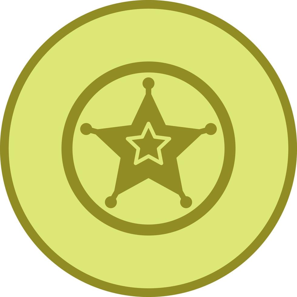 Sheriff Vector Icon