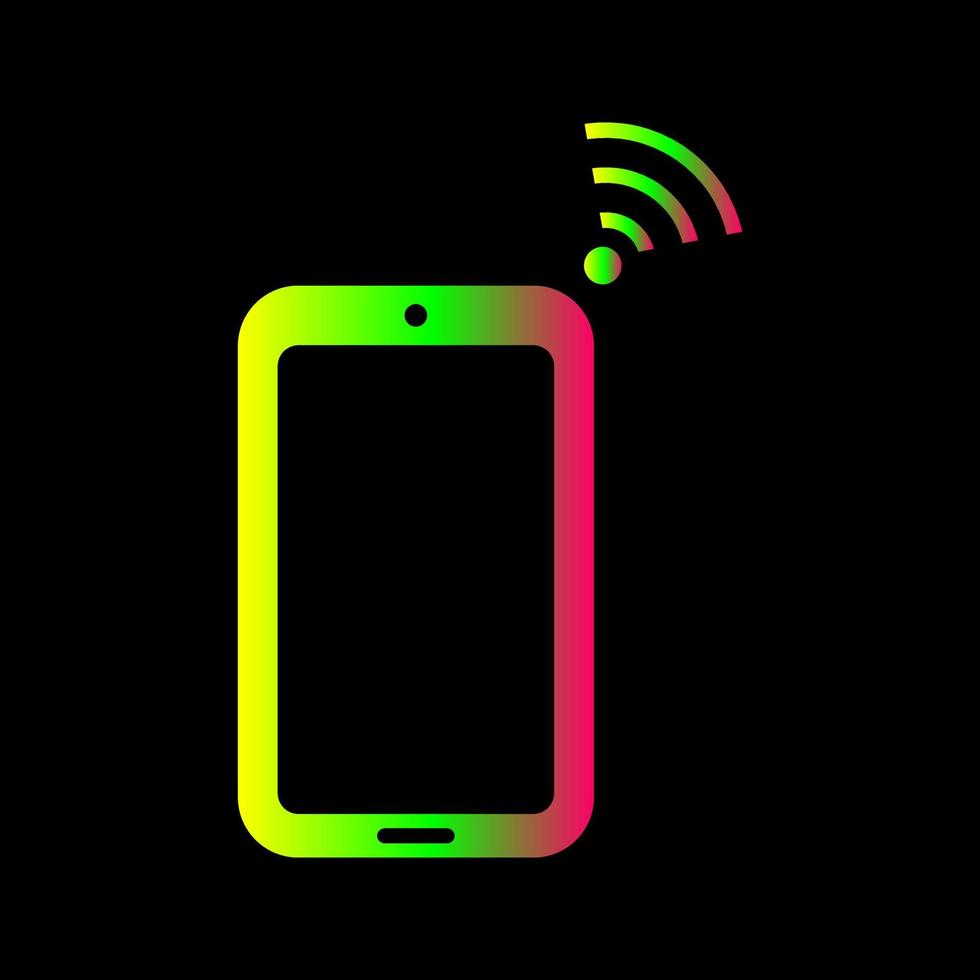 Unique Connected Device Vector Icon