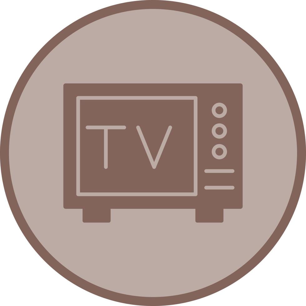 icono de vector de tv