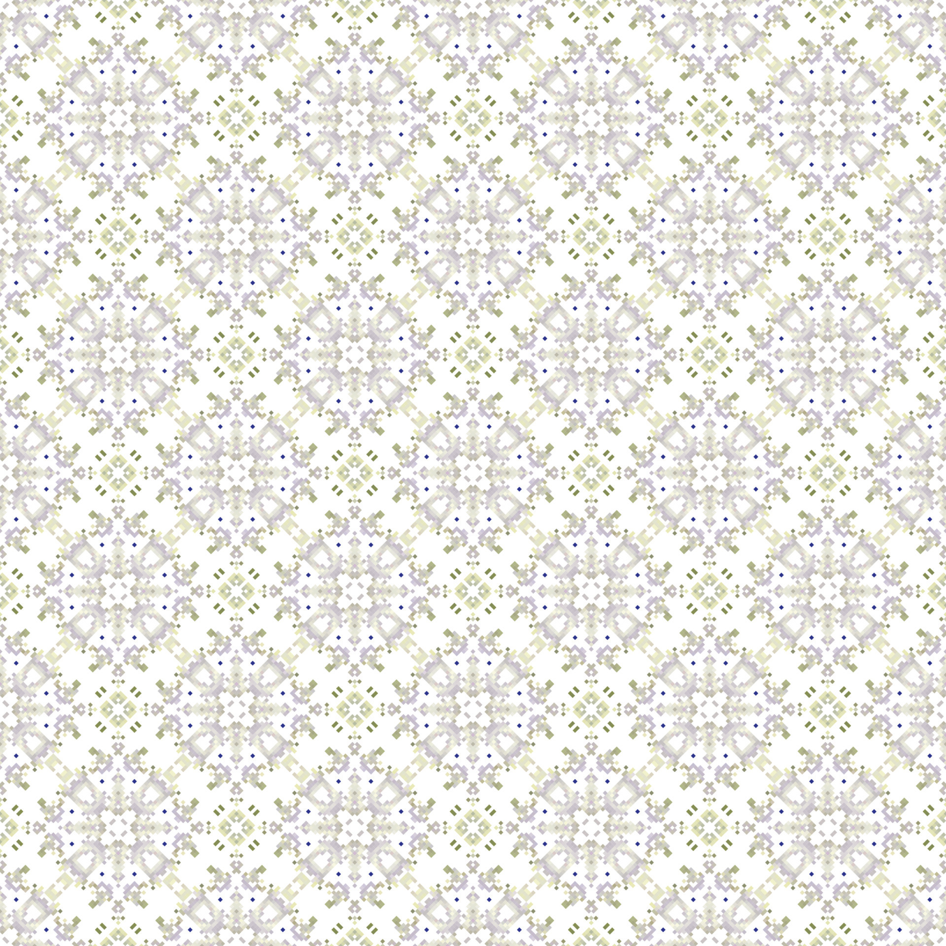 Floral knitted embroidery on white background.geometric ethnic oriental