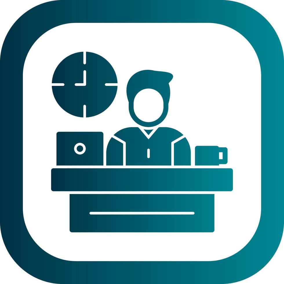 Workplace Vector Icon Design