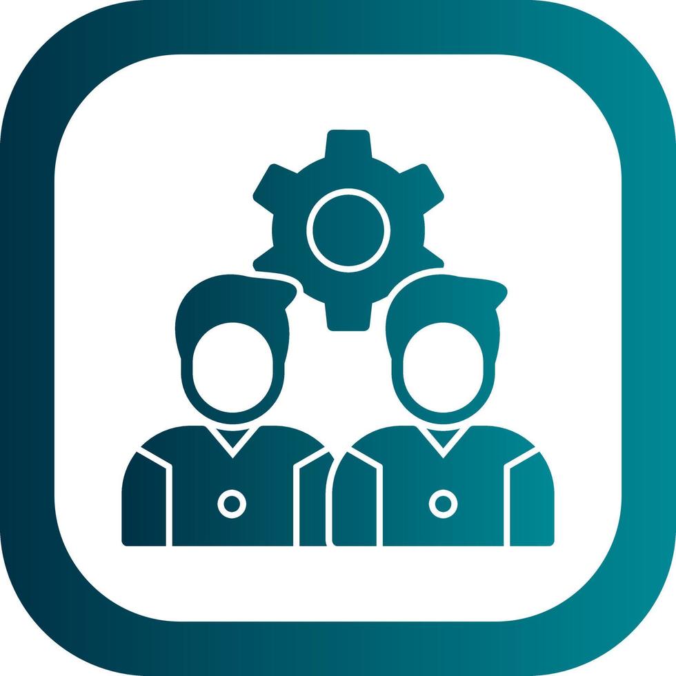 Team Management Vector Icon Design