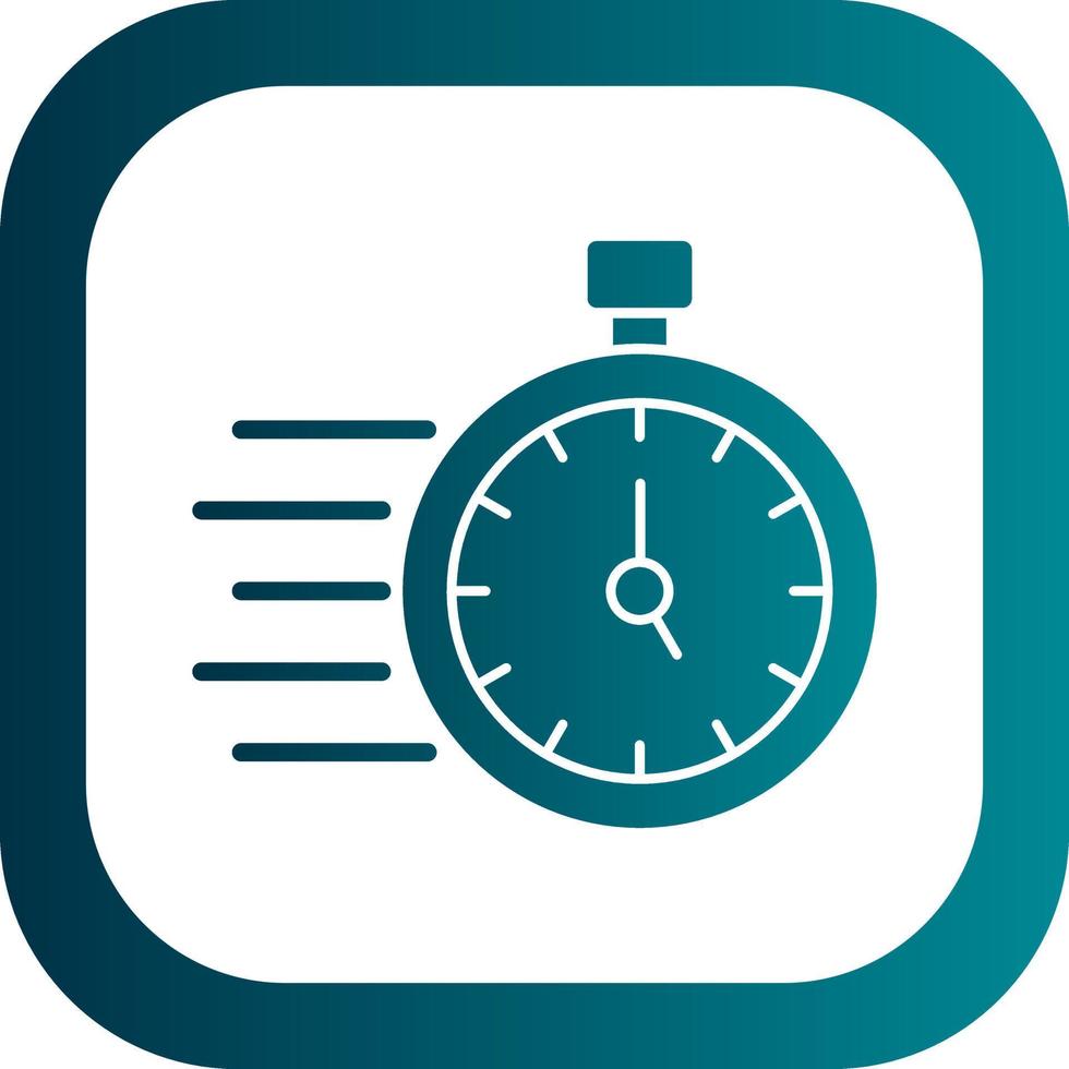 Fast Time Vector Icon Design