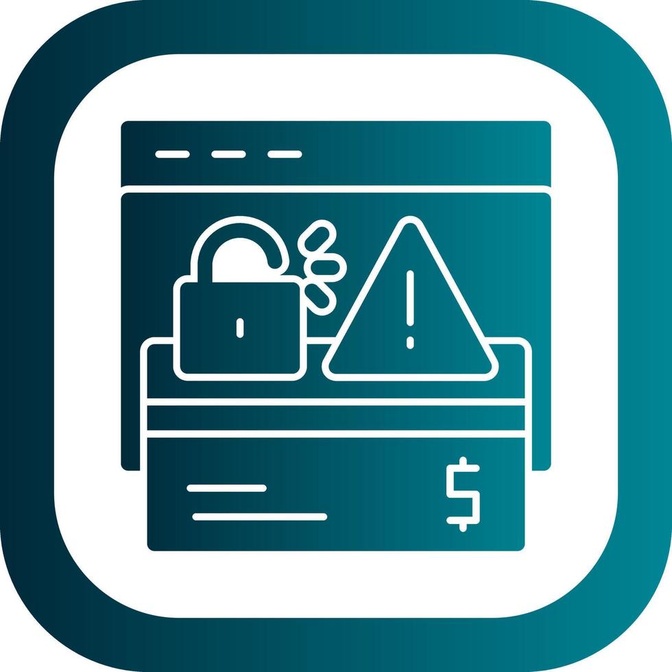Online Robbery Vector Icon Design