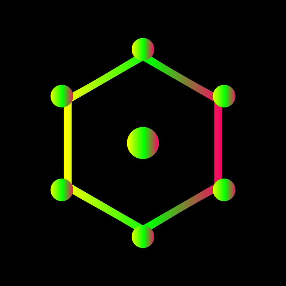 Unique Nodes Vector Icon