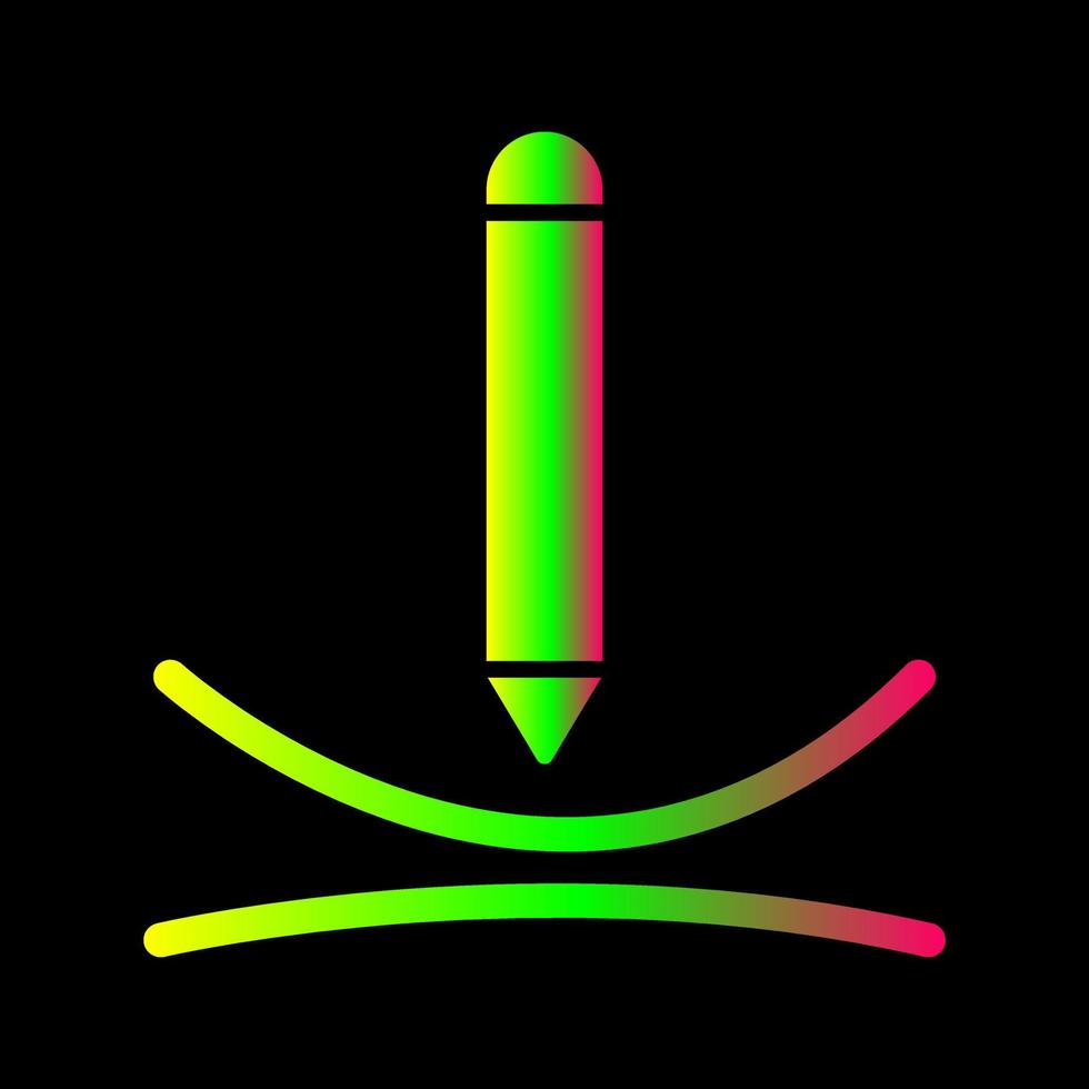 Draw Curve Vector Icon
