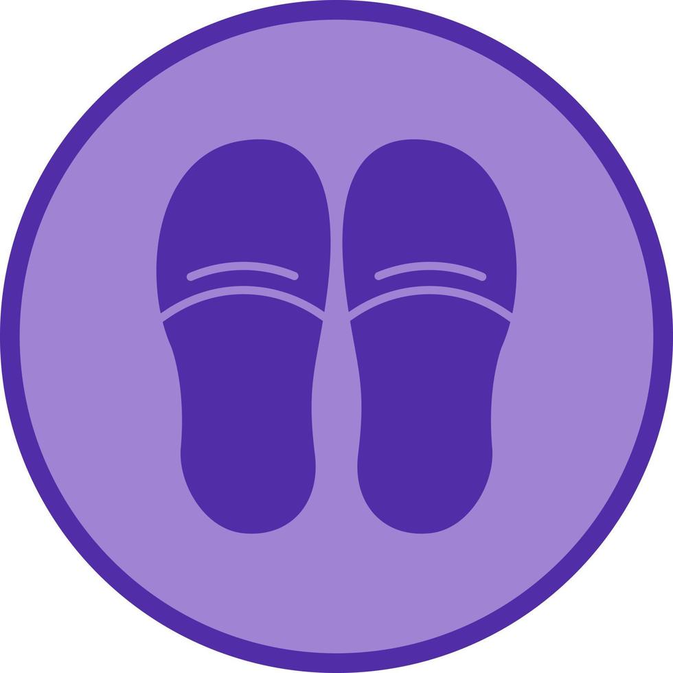 Slippers Vector Icon