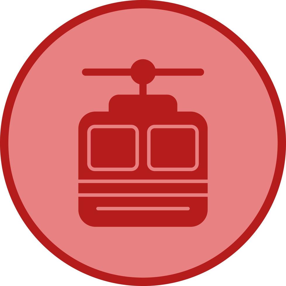 Cable car Vector Icon