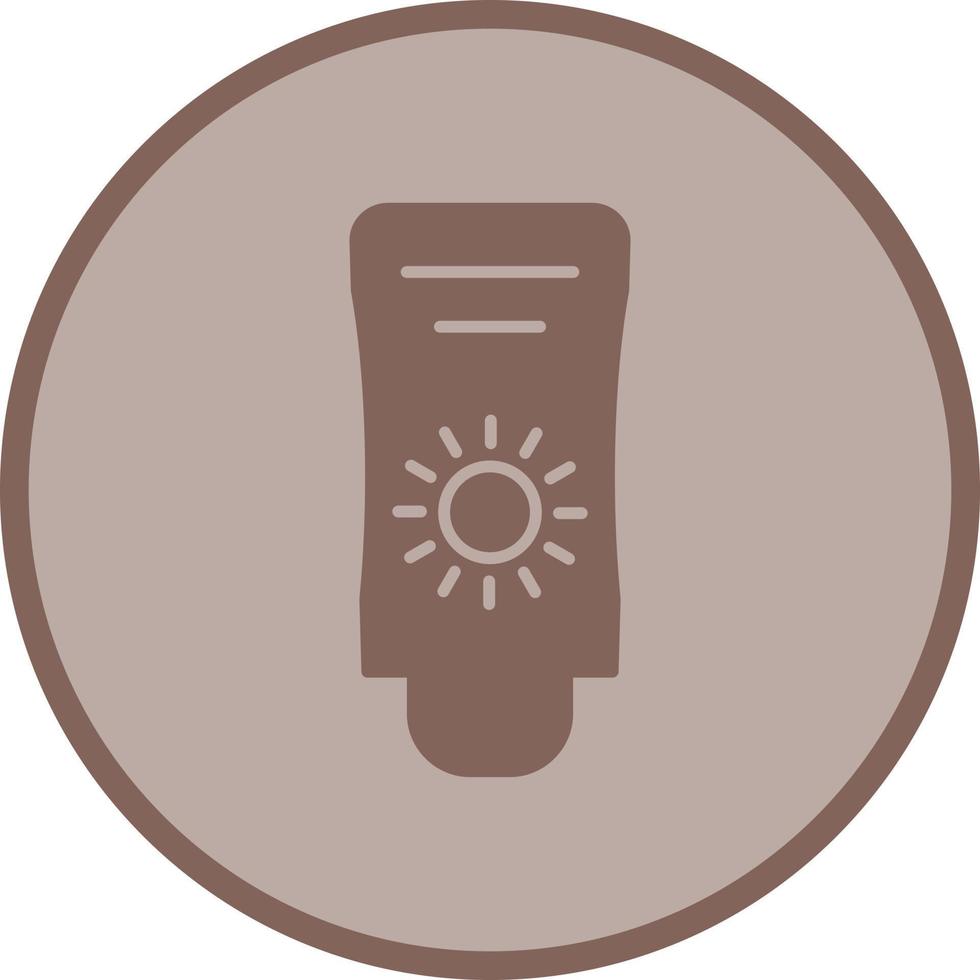 Sun Cream Vector Icon
