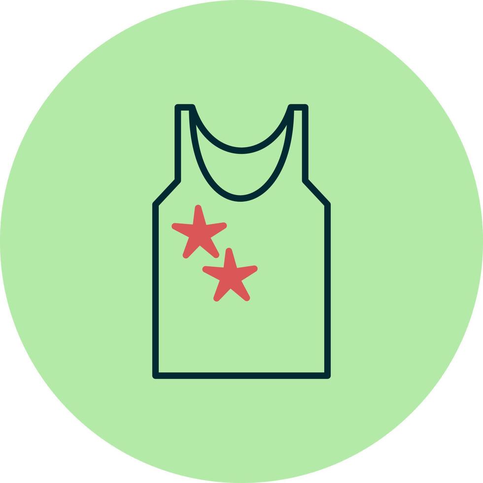 Sleeveless shirt Vector Icon