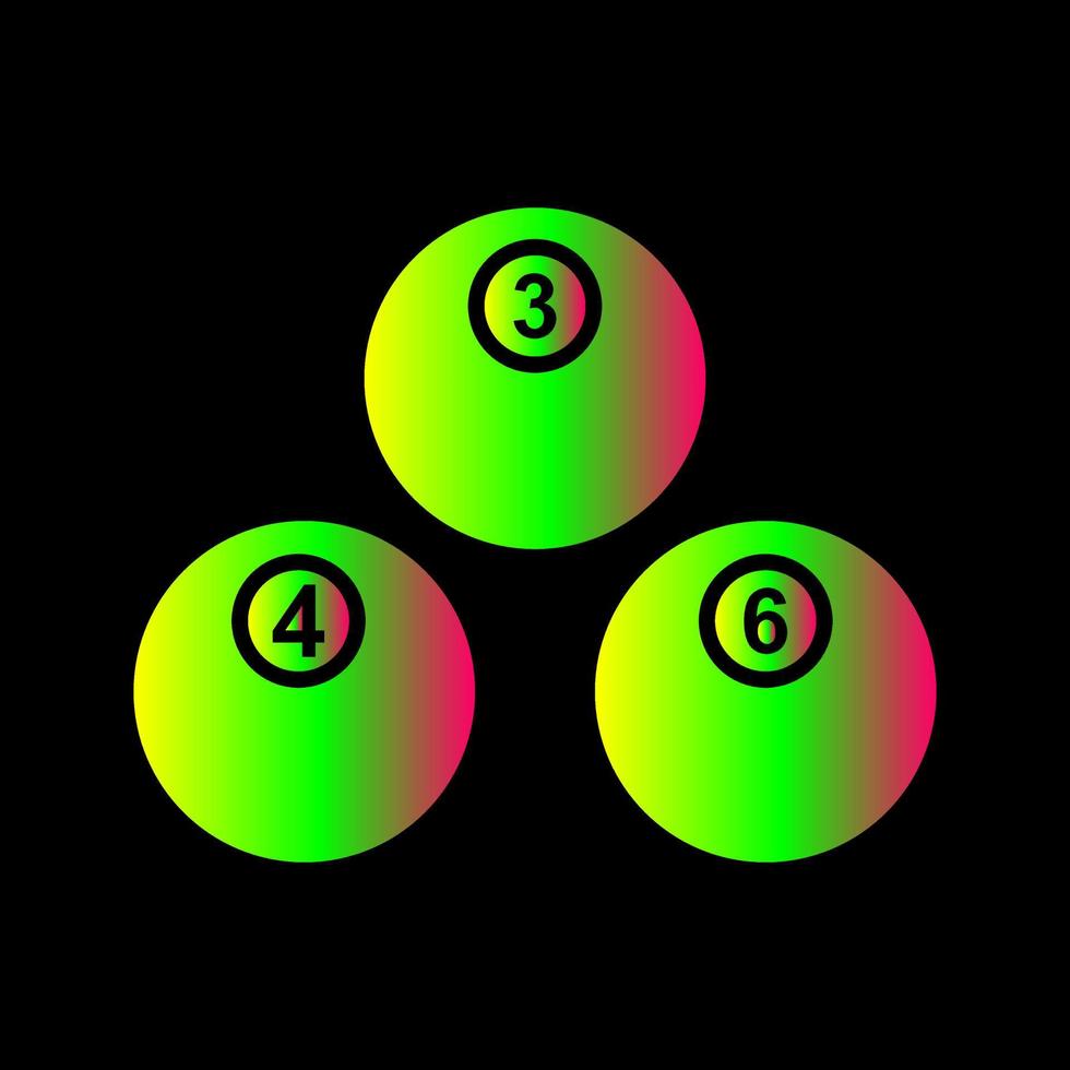 Unique Snooker Balls Vector Icon 20764441 Vector Art at Vecteezy