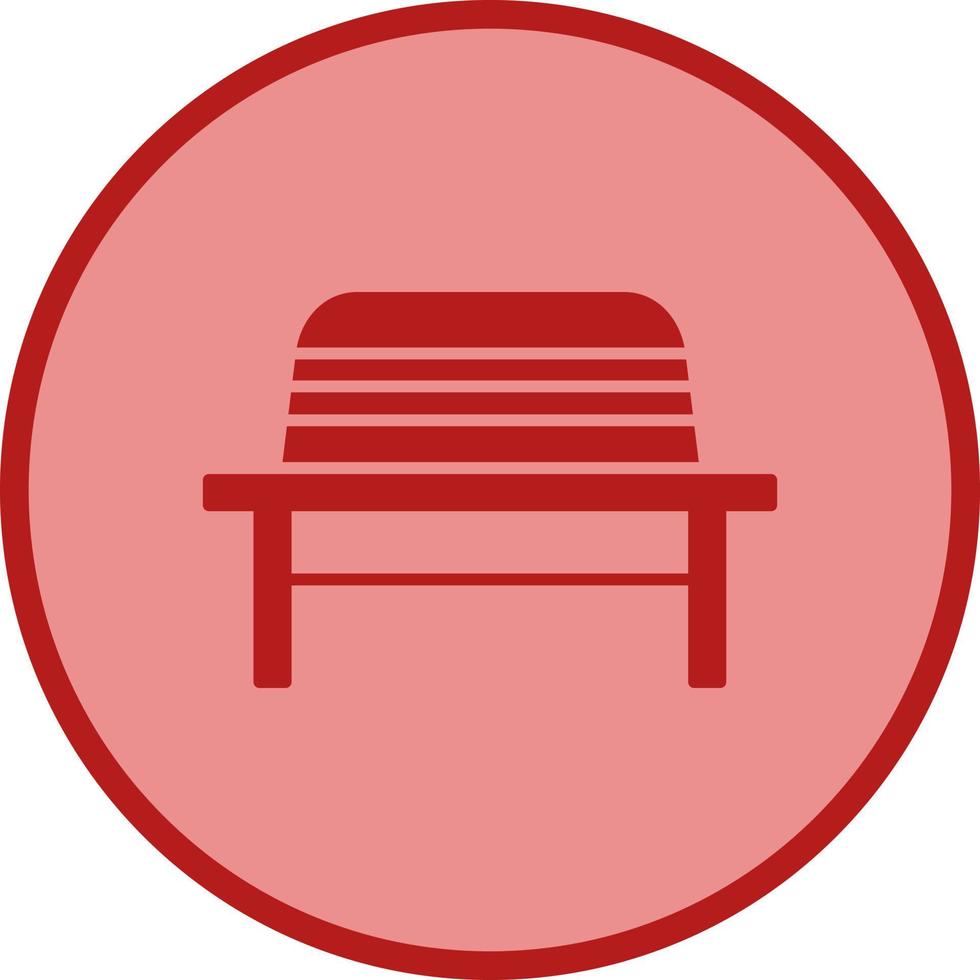 Garden Bench Vector Icon