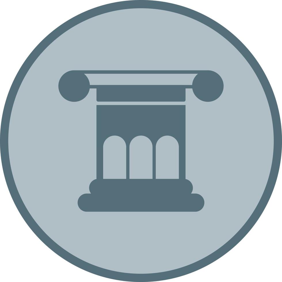 Roman Law Vector Icon
