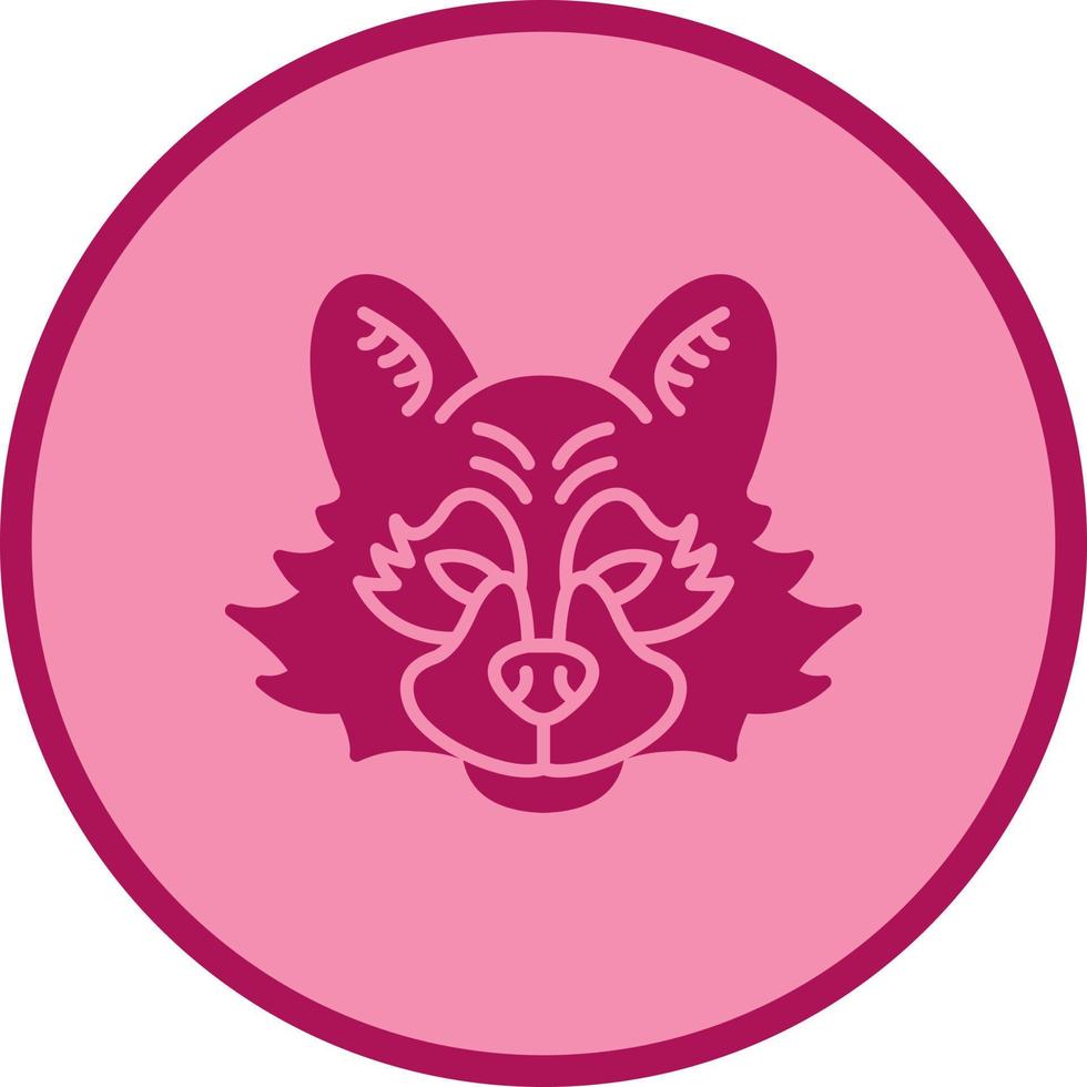 Raccoon Vector Icon