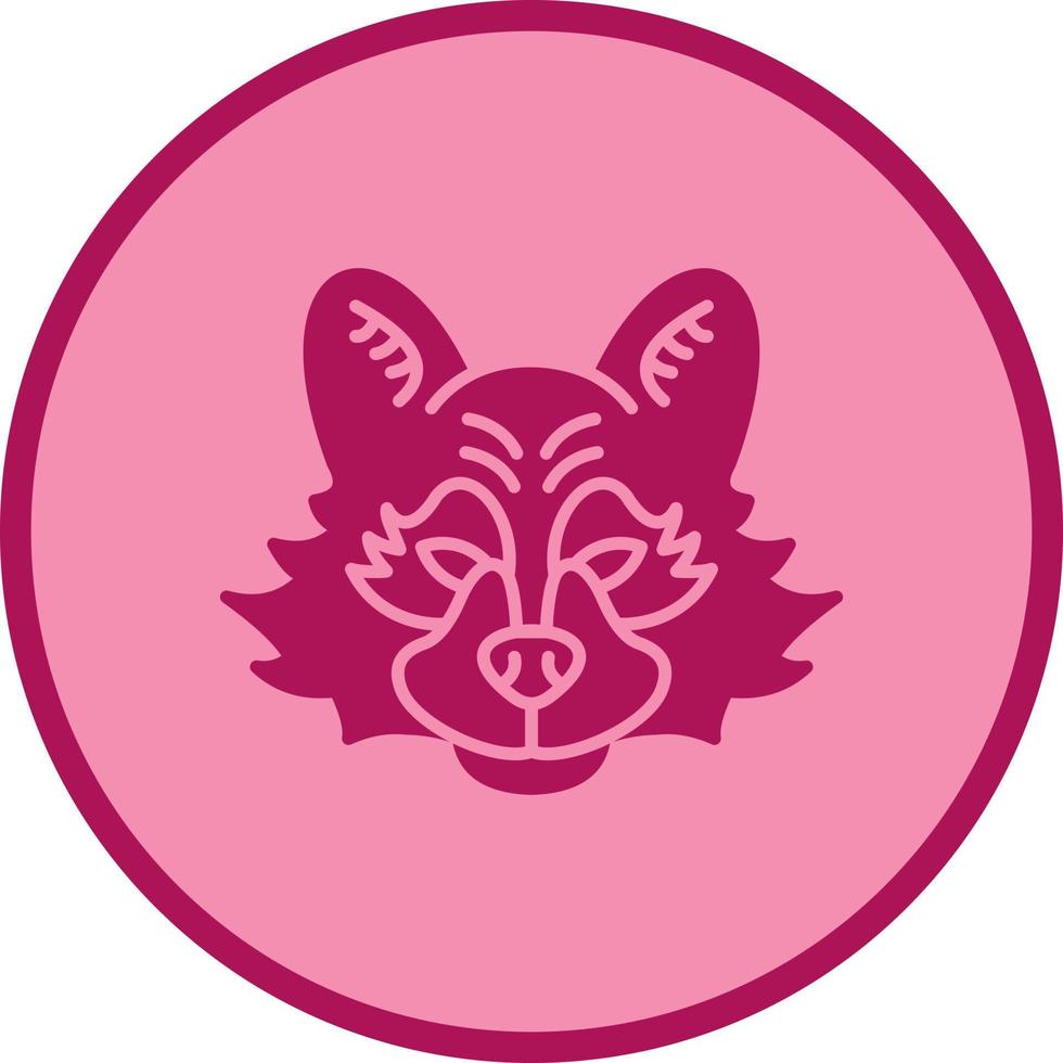 Raccoon Vector Icon