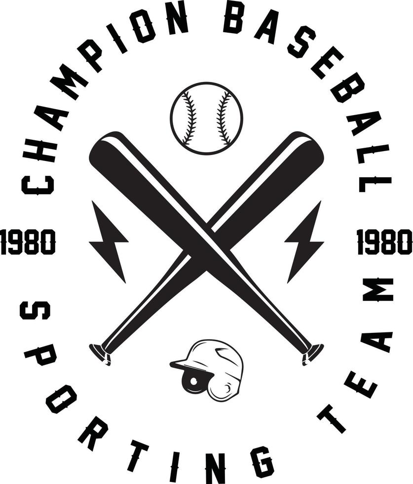 tipografía béisbol camiseta diseño vector png - campeón béisbol deportivo equipo