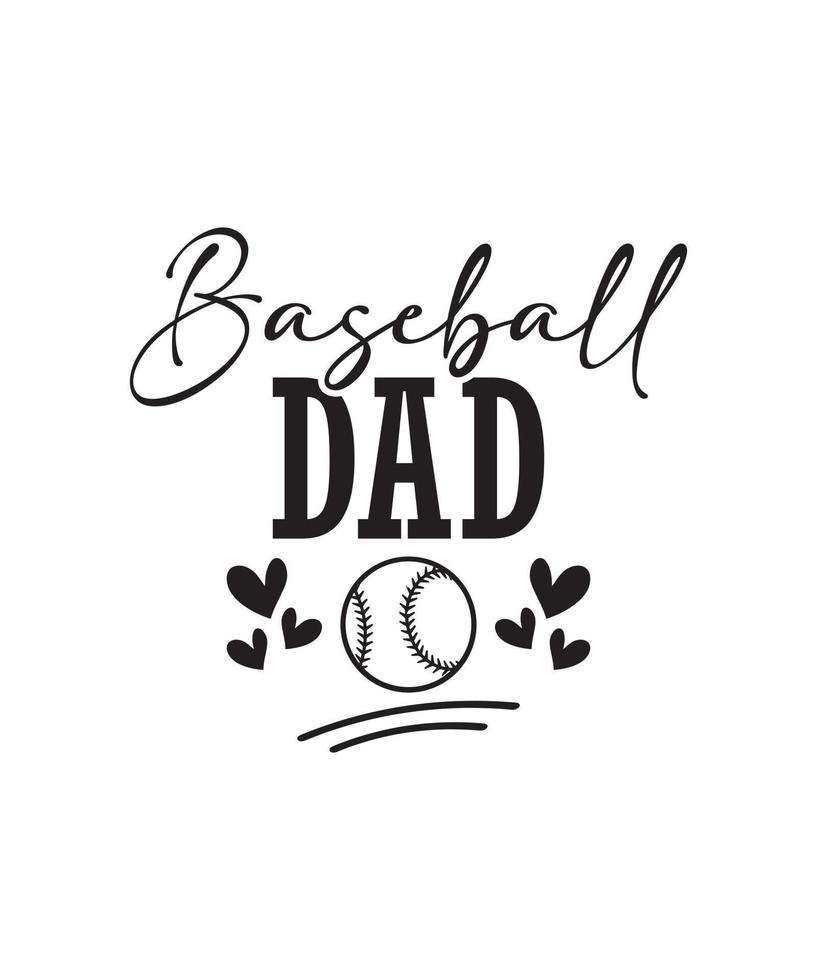 Typography Baseball tshirt design Vector PNG - baseball dad