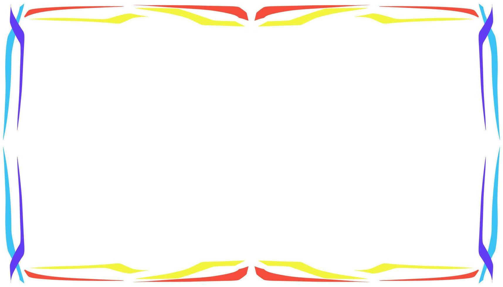 Abstract background with colorful texture frame border vector