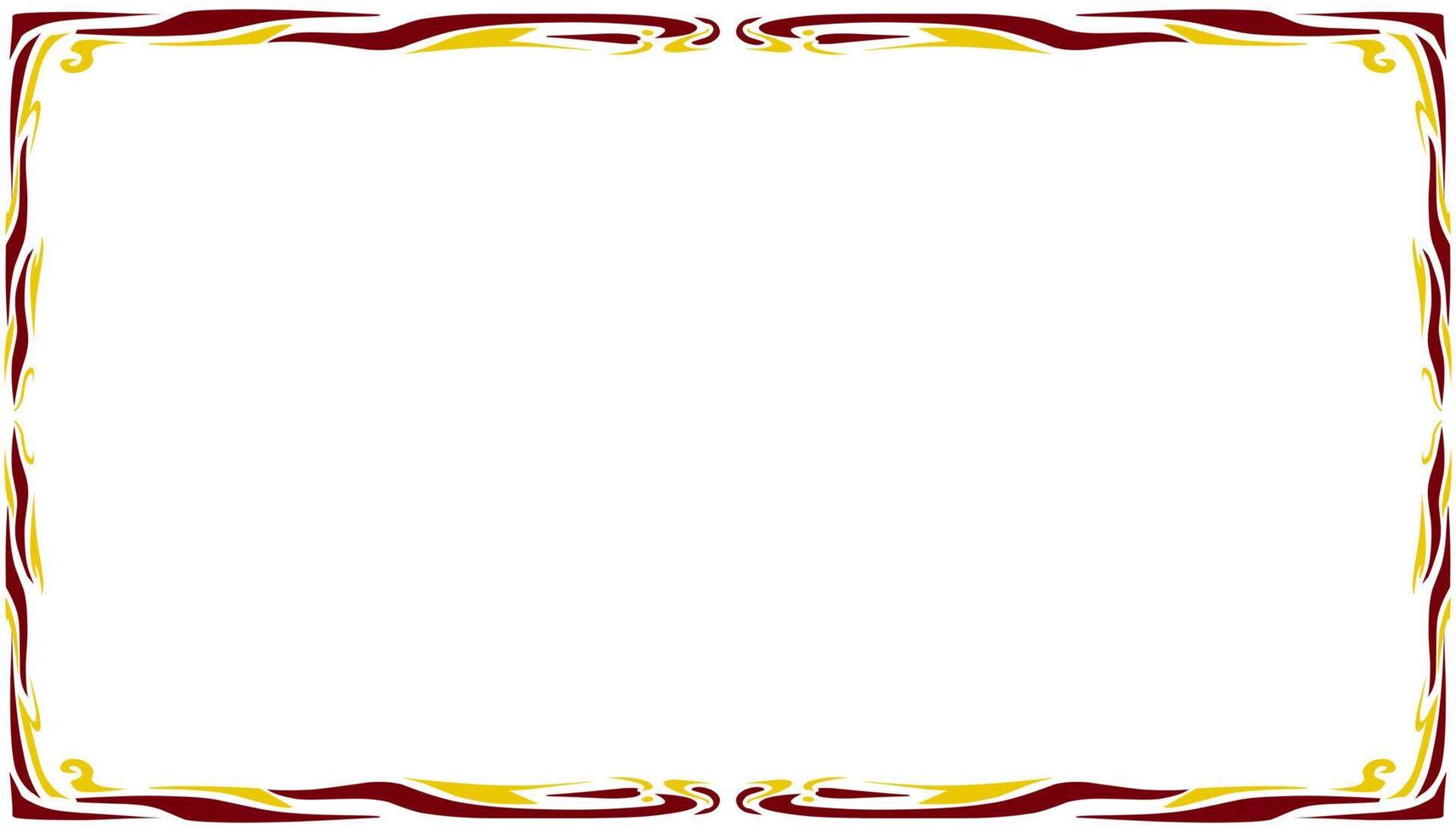 Abstract illustration background with brown and yellow border 20764939