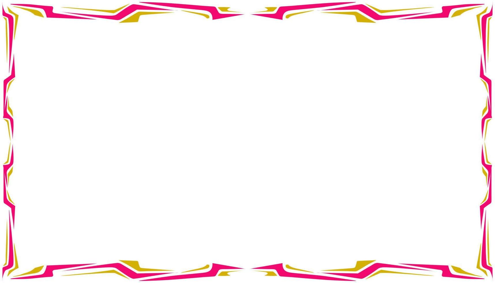 Abstract illustration background with pink border vector