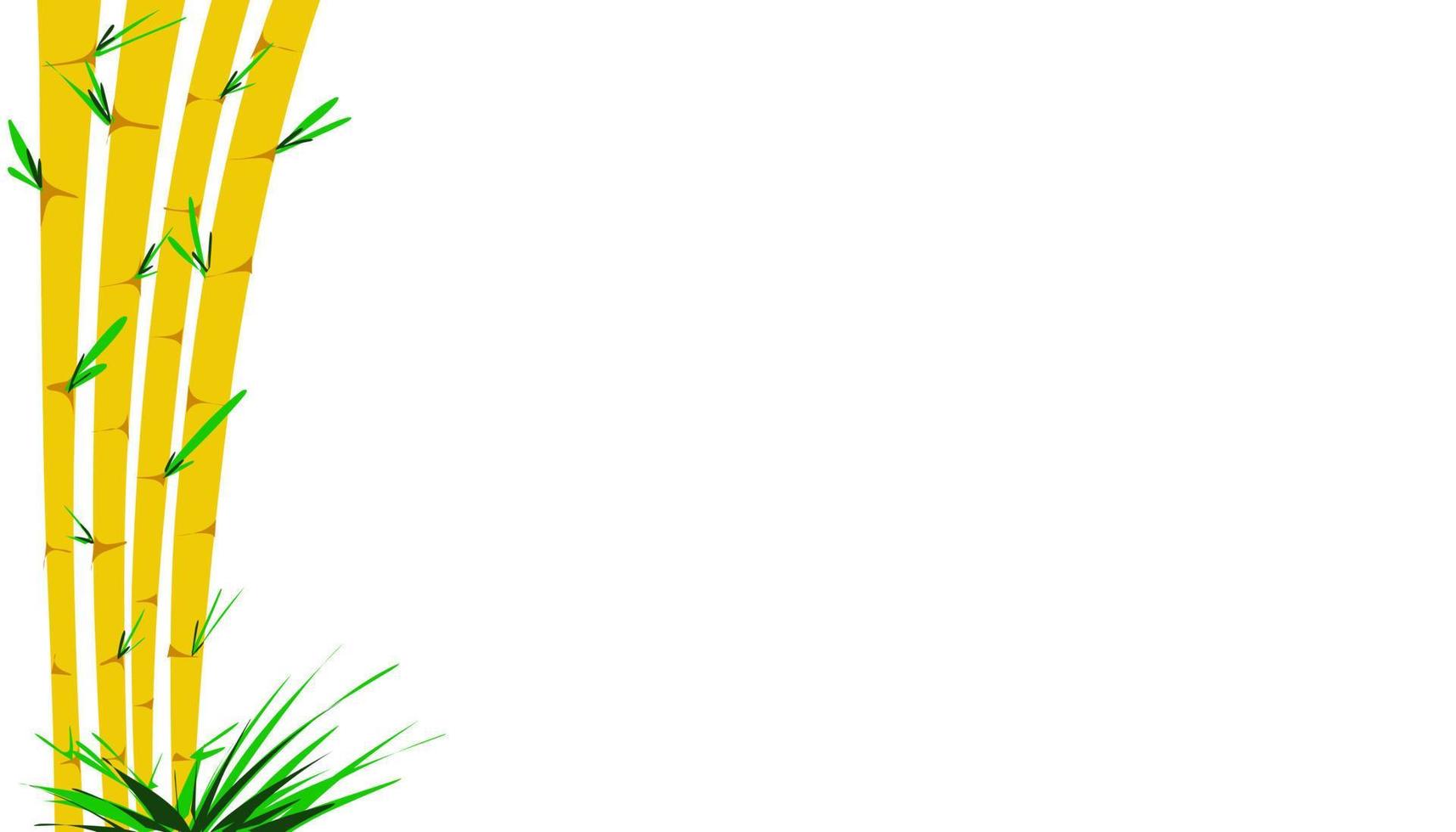 Yellow bamboo illustration background 20765002 Vector Art at Vecteezy
