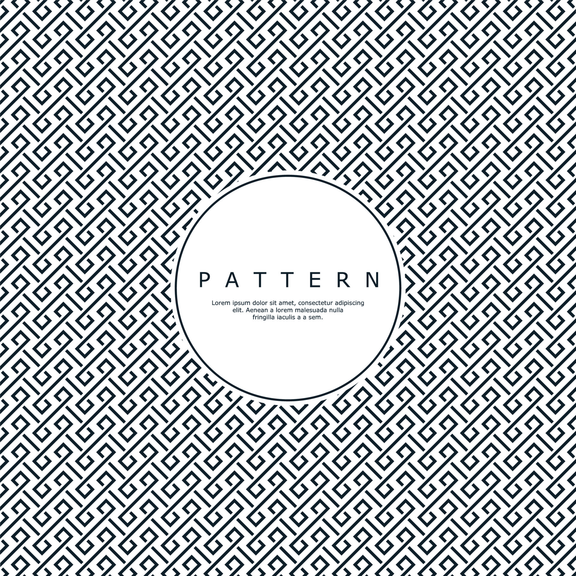 Minimalist ornament line abstract pattern. Simple decorative line ...