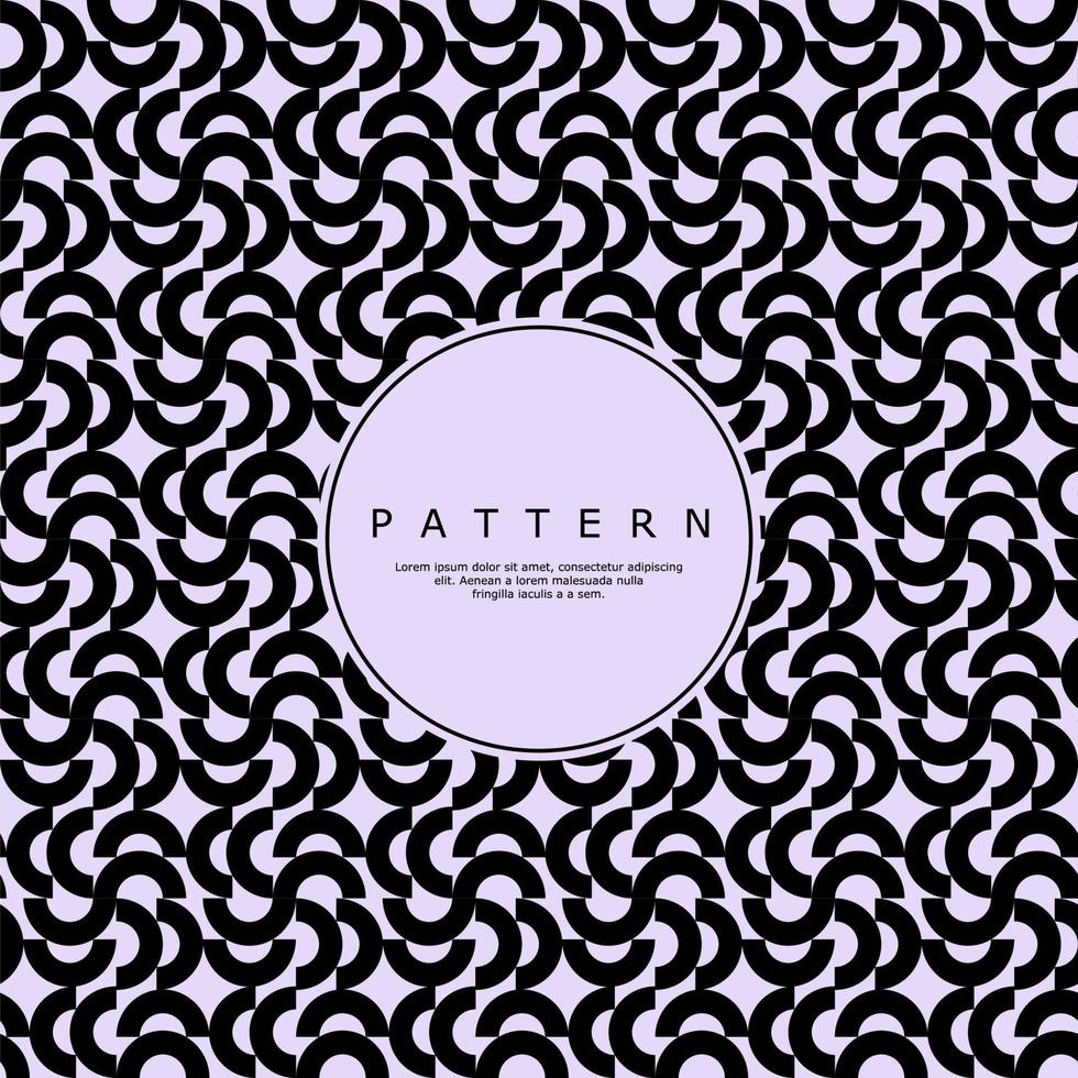 Modern geometric circle abstract pattern. Minimalist round point pattern design vector