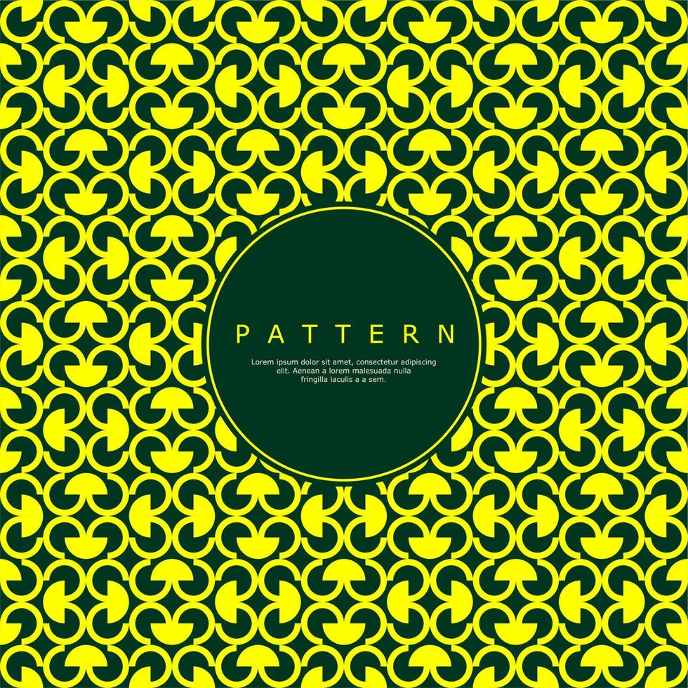 Ornate circle abstract seamless pattern. Modern decorative round repeat pattern. vector