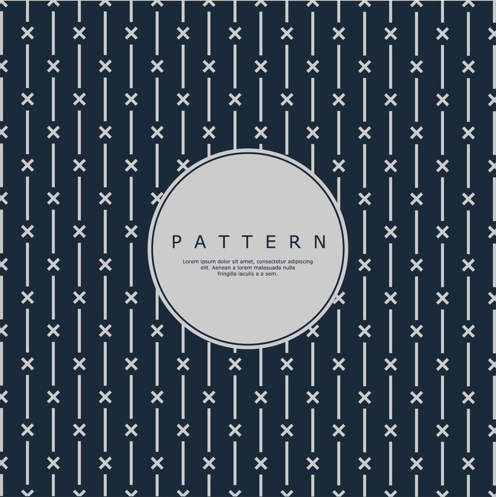 Minimalist vertical line x abstract pattern design. Geometric stripe pattern vector. vector