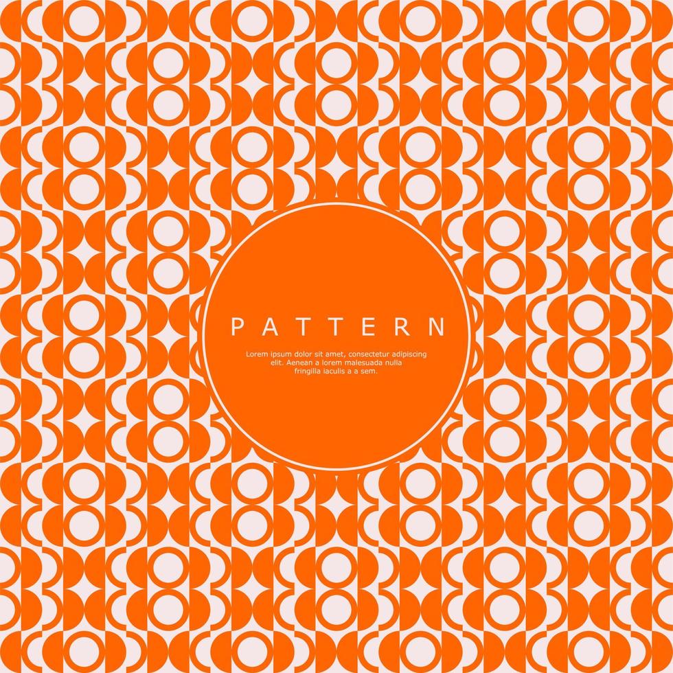 Modern zig zag circle line shape abstract pattern. Minimal round pattern. vector