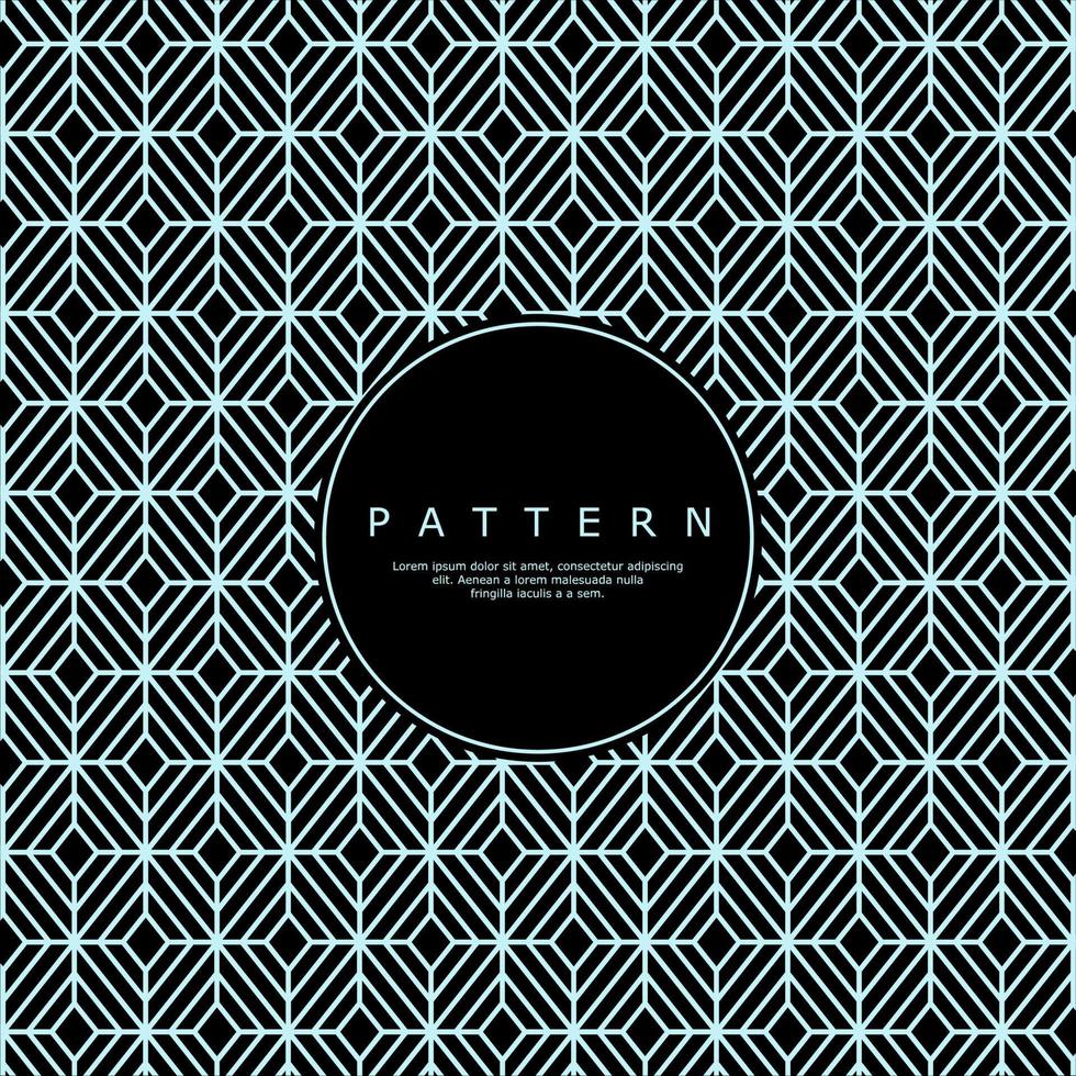 Decorative gatsby square line abstract pattern. Modern ornate box lines pattern. vector