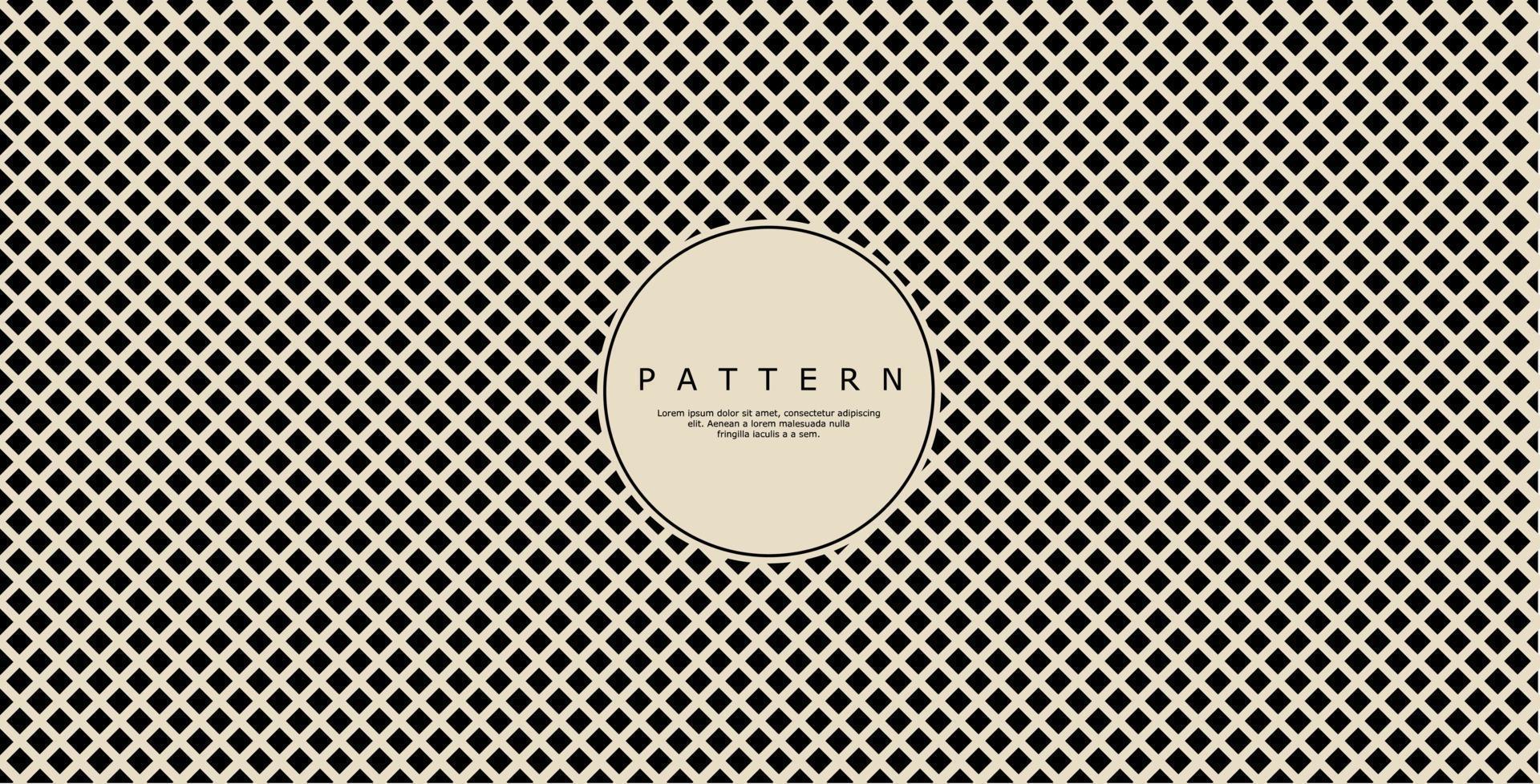 Minimalist vertical square abstract pattern design. Simple black square pattern vector